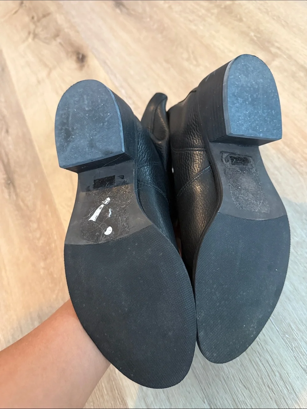 Tory Burch Black Pebbled Leather Ankle Booties